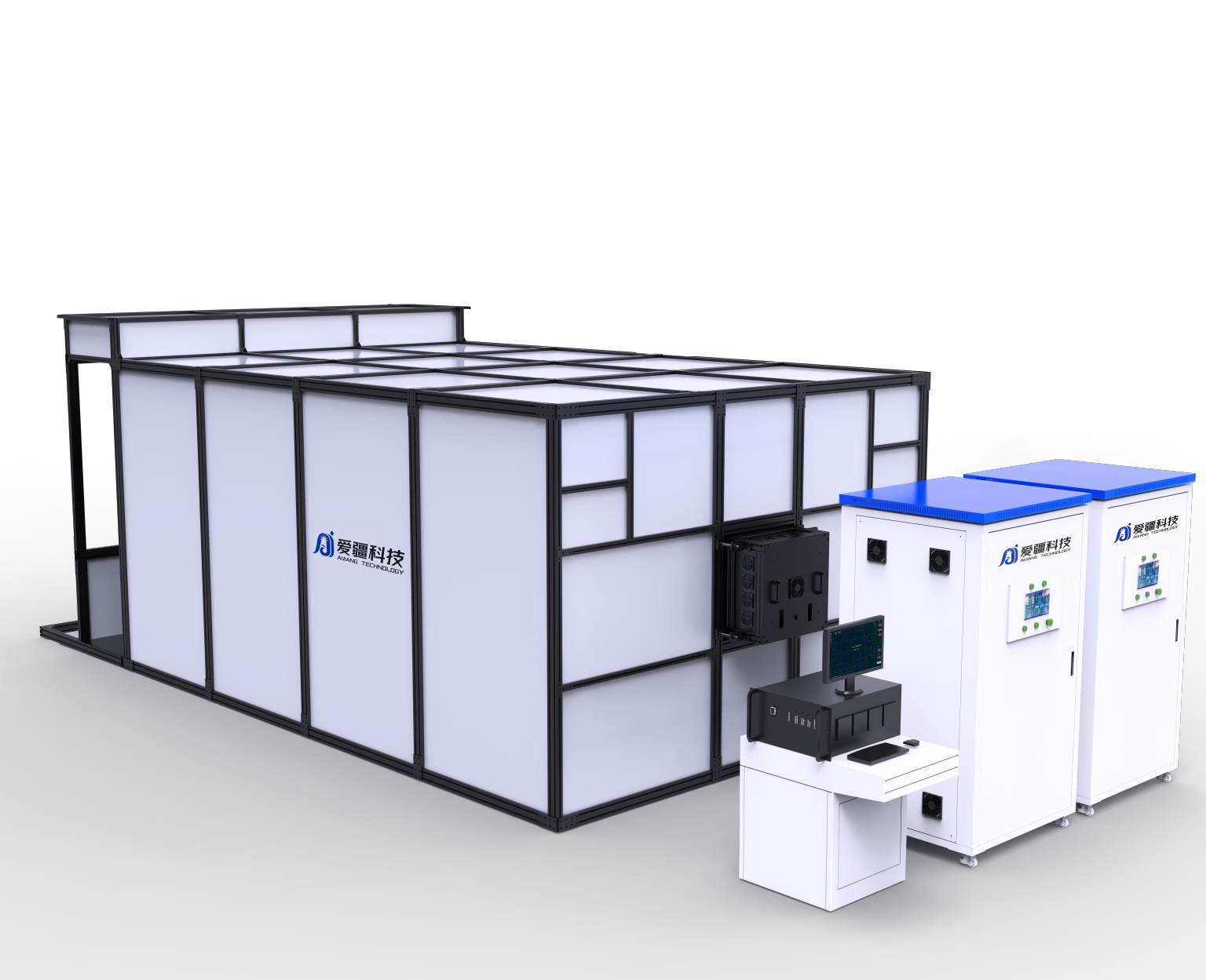 爱疆科技超大幅面AM0太阳模拟器可检测太空电源帆板